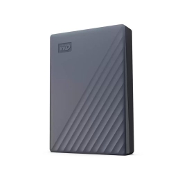 External HDD WESTERN DIGITAL My Passport WDBRMD0040BGY-WESN 4TB USB-C Colour Grey