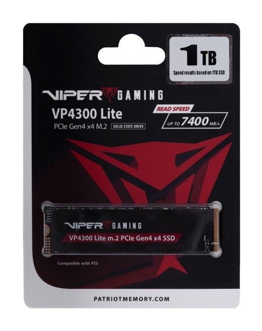 Patriot Memory VP4300 Lite M.2 1 TB PCI Express 4.0 NVMe (VP4300L1TBM28H)