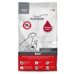 PLATINUM Adult Beef - semi-moist dog food - 1,5kg