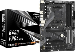 Asrock B450 PRO4 R2.0 AM4 4DDR 4 DP/HDMI M.2 USB3.2 AT