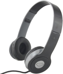 HEADPHONES AUDIO STEREO EH145K TECHNO BLACK