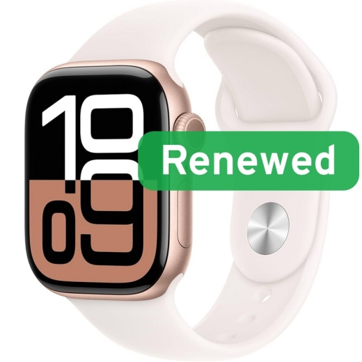 Apple Renewed Grade B Apple Watch Series 10 LTE 42mm LTE Rose Gold