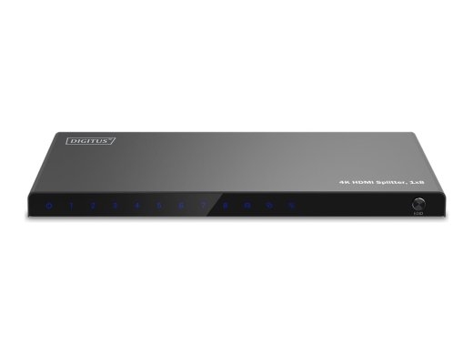 Digitus 4K HDMI Splitter, 1x8 DS-55338 Black