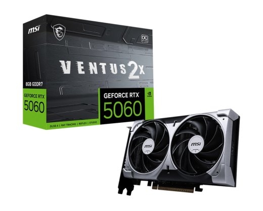 MSI GeForce RTX 5060 8G VENTUS 2X OC NVIDIA 8 GDDR7