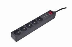 EnerGenie SPG5-C-15 surge protector Black 5 AC outlet(s) 250 V 4.5 m