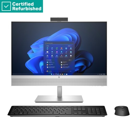 RENEW SILVER HP Elite 840 G9 AIO All-In-One 24 - i5-14600, 8GB, 256GB SSD, 23.8 FHD Non-Touch AG, Height Adjustable, Win 11 Pro, 1 years