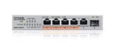 Switch 5 Ports 2, +1SFP+ XMG-105HP-EU0101