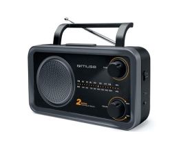 Muse 2-bands portable radio M-06DS AUX in Grey