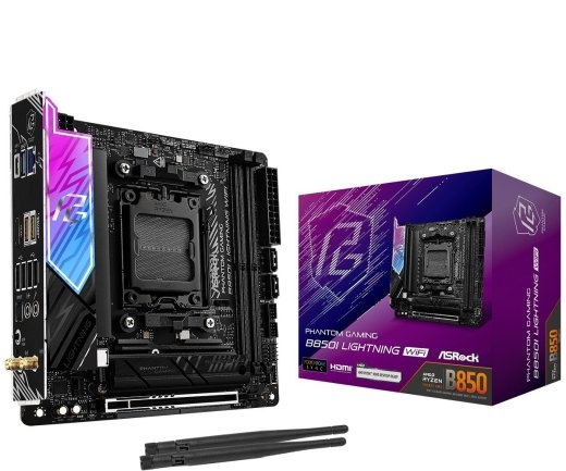 Asrock Motherboard B850I LIGHTNING WIFI AM5 2DDR5 ITX