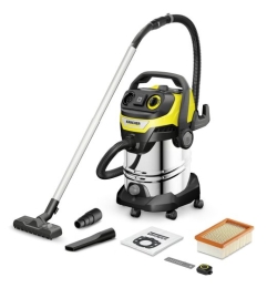 Vacuum Cleaner KARCHER Suction power 315 AW Dust capacity 30 L Drum vacuum Cleaning type Dry&wet Dust container Bagless Colour Black/Yellow/Silver...