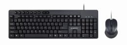 Gembird Multimedia desktop set KBS-UM-04 Keyboard and Mouse Set Wired Mouse included US Black
