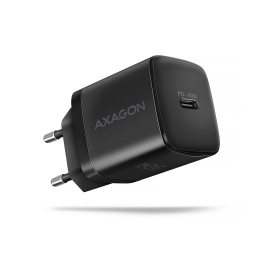 AXAGON Sil wallcharger 1x port USB-C, PD3.0/PPS/QC4+/SFC/AFC/Apple, 30W ACU-PD30