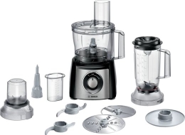 Bosch Food Processor MultiTalent 3 Plus MCM3PM386 900 W Number of speeds 2 Bowl capacity 2.3 L Black/Stainless steel
