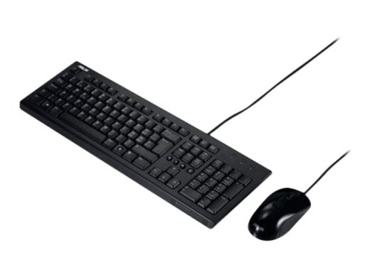 Asus U2000 Keyboard and Mouse Set Wired US Black
