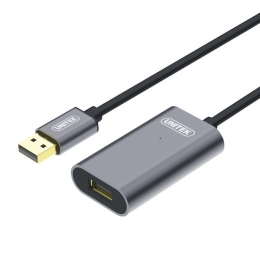 Cable USB 2.0 Extension 5m; AM-AF, PREMIUM; Y-271