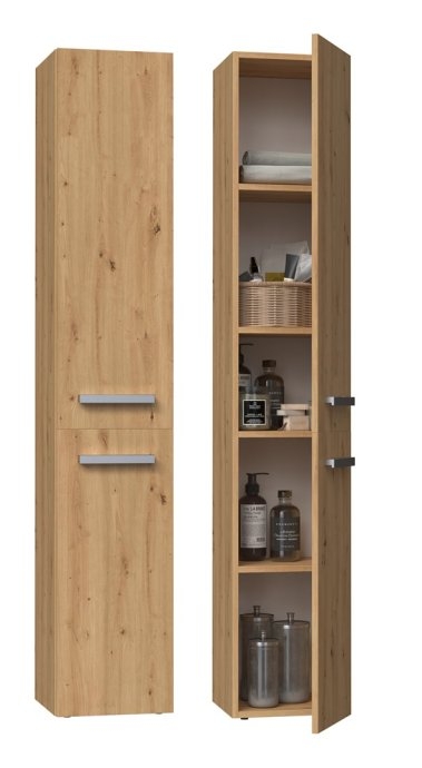 Topeshop NEL II ARTISAN bathroom storage cabinet Oak