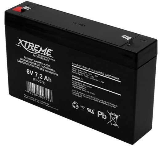 Blow Gel battery 6V 7.2Ah XTREME