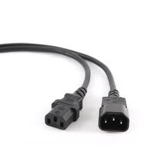 Cablexpert PC-189 Black C14 coupler
