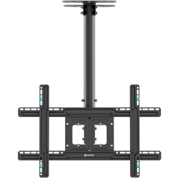 ONKRON Ceiling mount for TV 32"-80" max 68 kg, tilt-swivel, black