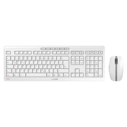 CHERRY keyboard and mouse Set Stream Desktop Recharge - gray