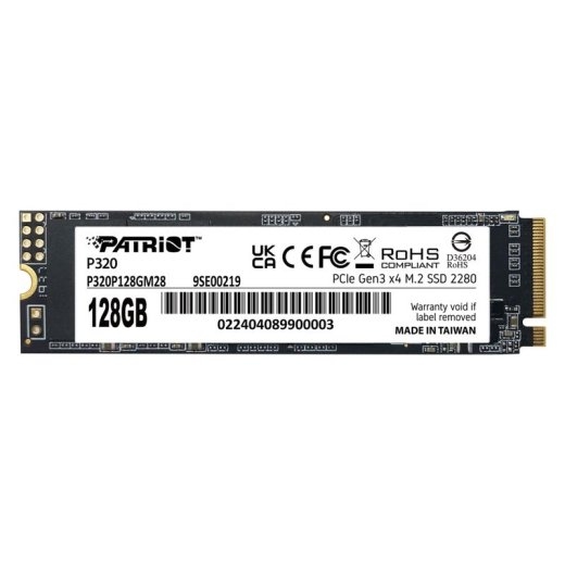 Patriot P320 - SSD - 128 - PCIe 3.0 x4 (NVMe)