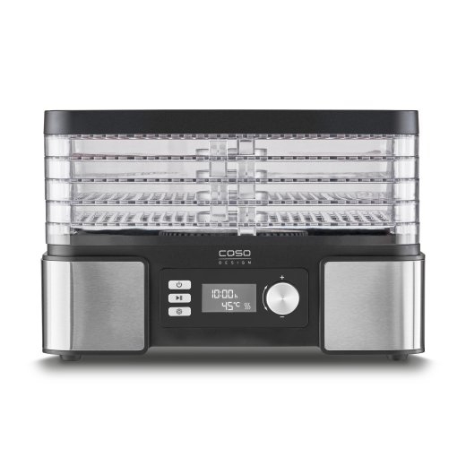 Caso Food Dehydrator DH 450 Power 370-450 W Number of trays 5 Temperature control Integrated timer Black/Stainless Steel