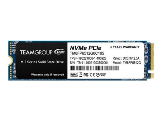 Team Group SSD MP33 - 512 - M.2 2280 - PCIe 3.0 x4 NVMe