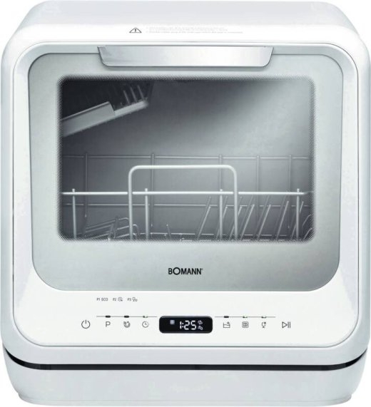 Bomann TSG 5704 Countertop dishwasher 2 place settings D white