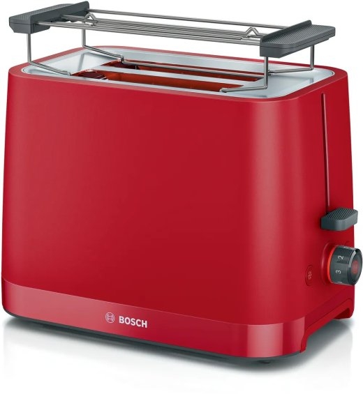 Bosch Compact Toaster TAT3M124 MyMoment Number of slots 2 Housing material Plastic Red