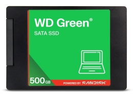 SSD SANDISK Green 500 Serial ATA III Read speed 545 MB/s 2.5" WDS500G5G0A
