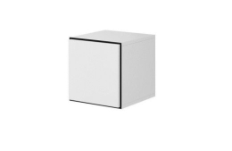 Cama full storage cabinet ROCO RO5 37/37/39 white/black/white