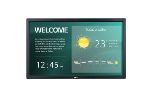 LG 22SM3G-B 21.5“ 1920x1080/250cd/m2/14ms/ HDMI USB LG 22SM3G 21.5 " Landscape 16/7 WebOS 14 ms 178 ° 250 cd/m²