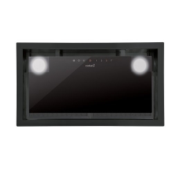 CATA Hood GC DUAL A 45 XGBK Canopy Energy efficiency class A Width 45 cm 820 m³/h Touch control LED Black glass