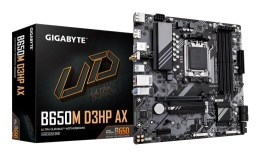 GIGABYTE B650M D3HP AX Motherboard - AMD Ryzen 9000 Series CPUs, 5+2+2 Phases VRM, up to 8000MHz DDR5 (OC), 2xPCIe 4.0 M.2, WIFI 6E, 2.5GbE LAN, US...