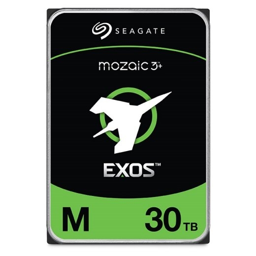 Seagate Exos M internal hard drive 30 TB 7200 RPM 512 MB 3.5" Serial ATA (ST30000NM004K)
