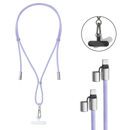 CABLE USB-C TO USB-C 1.65M/LANYARD PURPLE 7991003 INTENSO