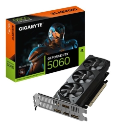 Graphics Card GIGABYTE NVIDIA GeForce RTX 5060 8 GDDR7 128 bit PCIE 5.0 16x GPU 2512 MHz Triple slot Fansink GV-N5060OC-8GL