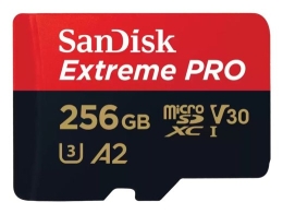 SanDisk Extreme PRO 256 MicroSDXC UHS-I Class 10