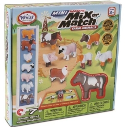 Malik Malblo Magnetic Mini Farm Animals Set