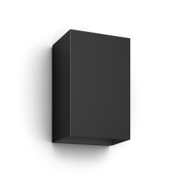 Philips Hue WCA Resonate Outdoor Wall Lantern, Black 8 W 2000-6500 Hue White Colour Ambiance