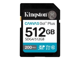 Kingston Flash-Card Canvas Go! Plus - SDXC UHS-I - 512
