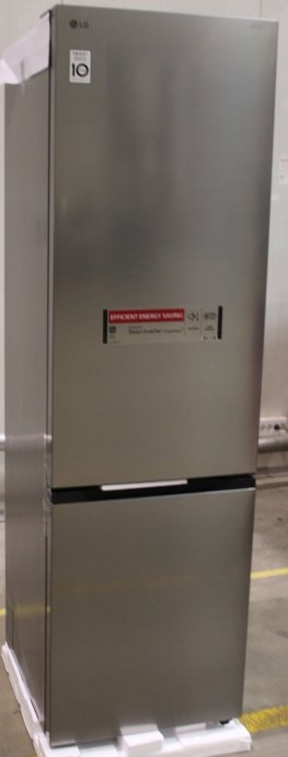 SALE OUT. LG GBBS322CPY Refrigerator, C, Free-standing, Combi, Height 2.03 m, Net fridge 262 L, Net freezer 113 L, Silver LG Refrigerator GBBS322CP...