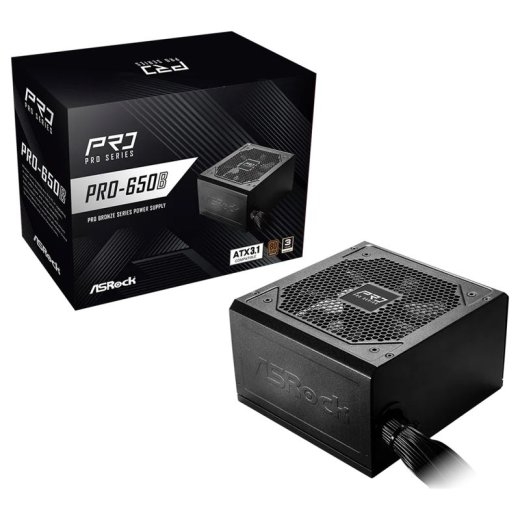PSU ASRock 650W 80+ Bronze PRO ATX3.1