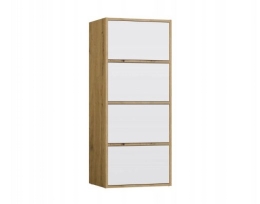 ALMA CHEST OF DRAWERS ARTISAN OAK/WHITE