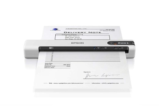 Epson Wireless portable scanner WorkForce DS-80W Colour