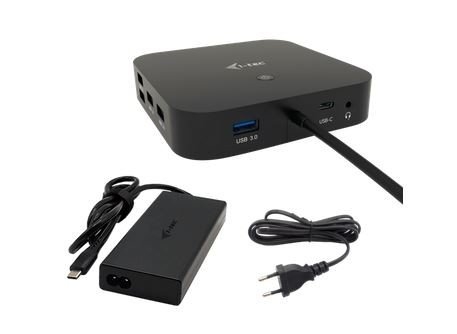Docking Station USB-C HDMI Dual DP Docking Station Power Delivery 100 W + i-tec Universal Charger 100 W