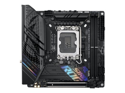Asus ROG STRIX B760-I GAMING WIFI Processor family Intel Processor socket LGA1700 DDR5 SDRAM Supported hard disk drive interfaces M.2, SATA Number...