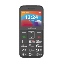 myPhone HALO 3 LTE Black 2.4 " IPS 48 MB 128 MB Nano SIM 3G Bluetooth 2.1 USB version Type-C Built-in camera Main camera resolution 0.3 MP 1400 mAh