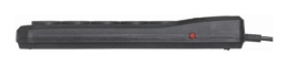 Activejet black power strip with cord ACJ COMBO /3M/BEZP. AUTO/CZ