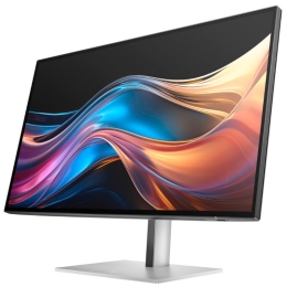 HP 727pq Series 7 Pro QHD Monitor - 27" 2560x1440 QHD 400-nit 120Hz AG, IPS Black HDR 400, USB-C(15W)/HDMI/DisplayPort Daisy-Chain, 3x USB-A, heigh...
